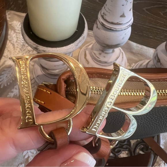 NWT Dooney & Bourke Black and Brown Crossbody Bag - Picture 3 of 11